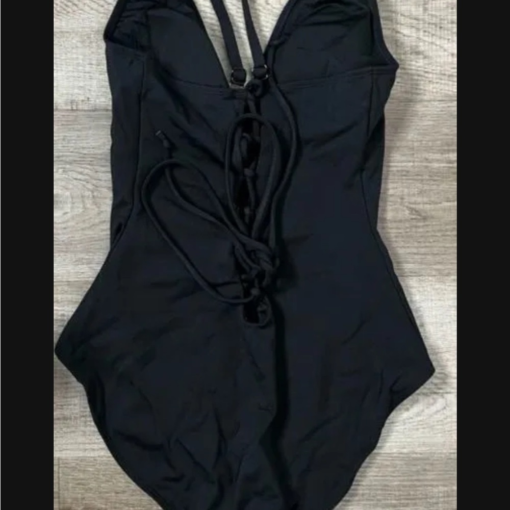 TA3 Elegant Black Women's One Piece Swimsuit